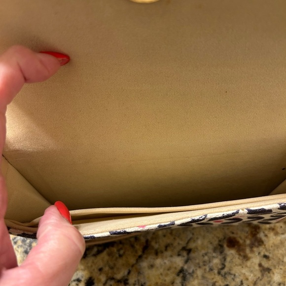 Spartina 449 Tan and Black Crossbody Bag with Flap Closure - Picture 6 of 6